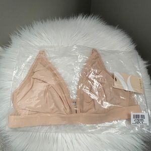 Nude unlined bra